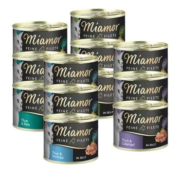 Miamor Feine Filets In Jelly Mixpaket 12x185g 3 Miamor Feine Filets In Jelly Mixpaket 12x185g
