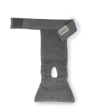 Lills Läufigkeitshöschen "Lou" Pink Berry Grau XXL 6 Lills Läufigkeitshöschen "Lou" Pink Berry Grau XXL – Bild 4