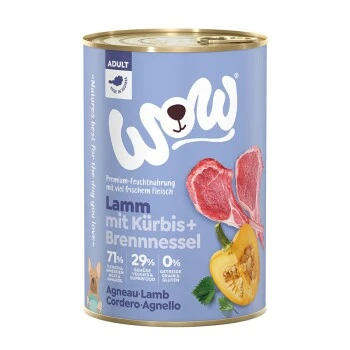 WOW Adult 6x400g Lamm Mit Kürbis 3 WOW Adult 6x400g Lamm Mit Kürbis