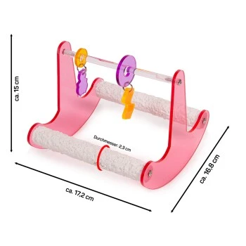 HappyBird Vogelspielzeug Rock'n Roll Wippe M 9 HappyBird Vogelspielzeug Rock'n Roll Wippe M – Bild 7