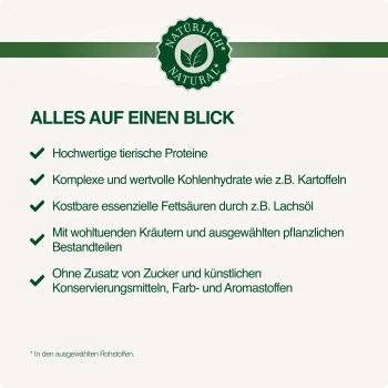 REAL NATURE Adult Rind Mit Ital. Schinken 6x800 G 5 REAL NATURE Adult Rind Mit Ital. Schinken 6x800 G – Bild 3