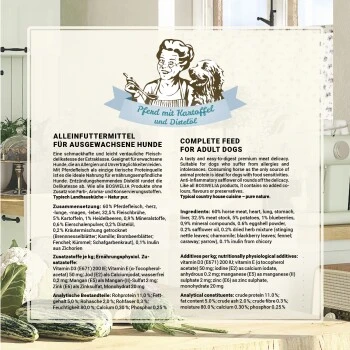 Betty's Landhausküche Pferd & Kartoffel & Distelöl 6 X 800g Für Hund 8 Betty's Landhausküche Pferd & Kartoffel & Distelöl 6 X 800g Für Hund – Bild 6