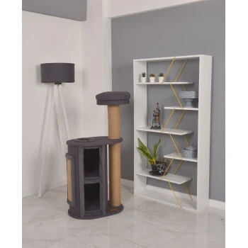 Petliving Kratzbaum Louis Anthrazit 6 Petliving Kratzbaum Louis Anthrazit – Bild 4