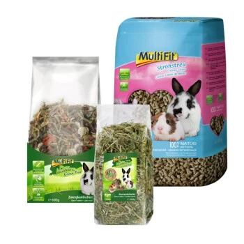 MultiFit Streu, Getreidefreies Futter + Snack 3tlg. 3 MultiFit Streu, Getreidefreies Futter + Snack 3tlg.