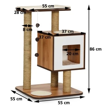 Hagen Vesper Kratzbaum V-Base 8 Hagen Vesper Kratzbaum V-Base – Bild 6