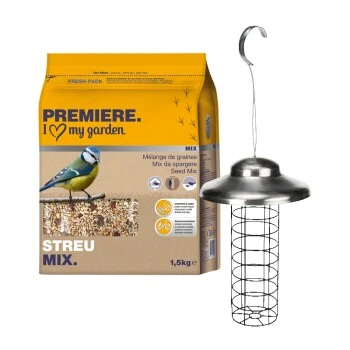 AniOne Futtersäule Mit Premiere Streu-Mix 3 AniOne Futtersäule Mit Premiere Streu-Mix