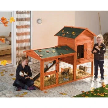 Trixie Nagerstall Natura Mit Auslauf 5 Trixie Nagerstall Natura Mit Auslauf – Bild 3