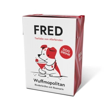 Fred & Felia FRED 10x200g Dog Drink "Wuffmopolian" 3 Fred & Felia FRED 10x200g Dog Drink "Wuffmopolian"