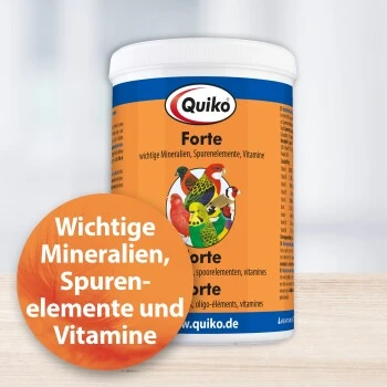 Quiko Forte 500g: Mineralien, Spurenelemente Und Vitamine Für Ziervögel 6 Quiko Forte 500g: Mineralien, Spurenelemente Und Vitamine Für Ziervögel – Bild 4