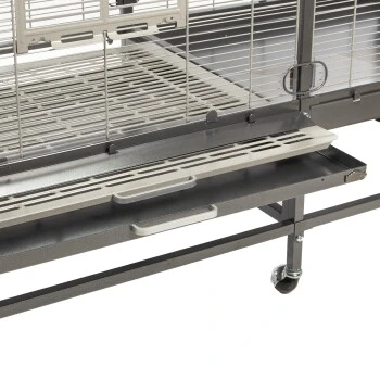 Montana Cages Voliere Paradiso 150 Hellgrau/ Dunkelgrau 4 Montana Cages Voliere Paradiso 150 Hellgrau/ Dunkelgrau – Bild 2