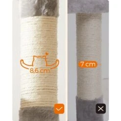 FEANDREA Kratzbaum 164cm Hellgrau Hellgrau -Tierbedarfs Rabatt Geschäft 48347f59a8926fa50fcfbb5f4e9e1e1a667956a6 1483590 de DE 08dd76c10c42085d9a6fefdb937f4254a1c96ca6ZVhdD0