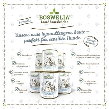 Betty's Landhausküche Pferd & Kartoffel & Distelöl 6 X 200g Für Hund 7 Betty's Landhausküche Pferd & Kartoffel & Distelöl 6 X 200g Für Hund – Bild 5
