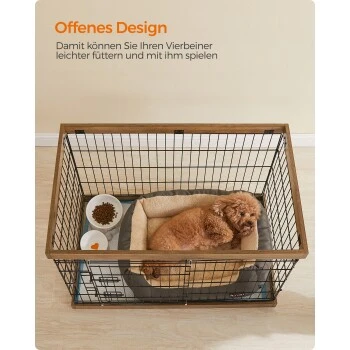 FEANDREA XXL Welpenauslauf Stahl-Gitter 92,5 Cm, 57,5 Cm, 64 Cm 5 FEANDREA XXL Welpenauslauf Stahl-Gitter 92,5 Cm, 57,5 Cm, 64 Cm – Bild 3