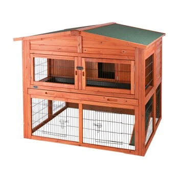 Trixie Natura Kleintierstall XL Mit Freilaufgehege 3 Trixie Natura Kleintierstall XL Mit Freilaufgehege