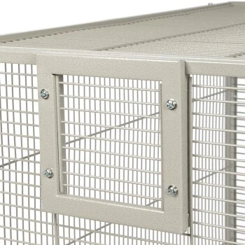 Montana Cages Vogelkäfig Melbourne 80 Hellgrau 6 Montana Cages Vogelkäfig Melbourne 80 Hellgrau – Bild 4