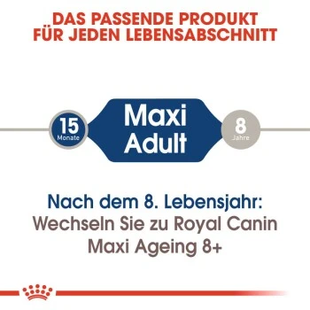 ROYAL CANIN Maxi Adult 10x140g 10 ROYAL CANIN Maxi Adult 10x140g – Bild 8