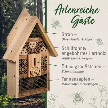 Aniforte Wild Insektenhotel Mit Lockstoff 5 Aniforte Wild Insektenhotel Mit Lockstoff – Bild 3
