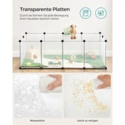 SONGMICS 2er Set XL Freigehege Mit Bodenplatten Weiß -Tierbedarfs Rabatt Geschäft 69048c05a95ececcb66a644006e23c744560e5ee 1651632 de DE 5e9cb8cebe74996a0661863191201f77dd13173d3vdsLF