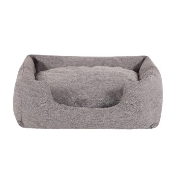 Lionto Hundebett Mit Wendekissen Meliert Grau S 7 Lionto Hundebett Mit Wendekissen Meliert Grau S – Bild 5