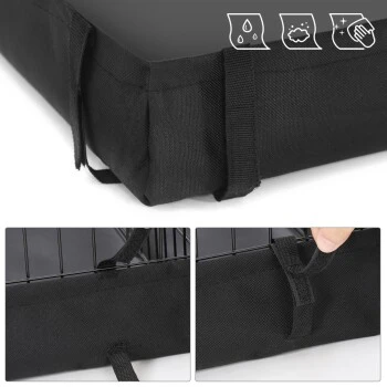 SONGMICS Kleintiergehege, Mit Trennwand 5 SONGMICS Kleintiergehege, Mit Trennwand – Bild 3