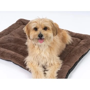 TrendPet SoftPad Gefütterte Liegedecke Braun XS 4 TrendPet SoftPad Gefütterte Liegedecke Braun XS – Bild 2