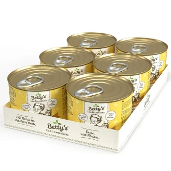 Betty's Landhausküche Geflügel Pur & Taurin 6 X 200g Für Katze 9 Betty's Landhausküche Geflügel Pur & Taurin 6 X 200g Für Katze – Bild 7