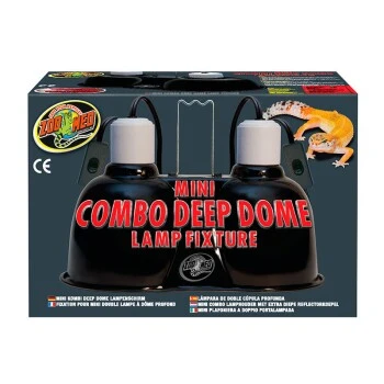 ZooMed Mini Combo Deep Dome Lampenfassung 3 ZooMed Mini Combo Deep Dome Lampenfassung