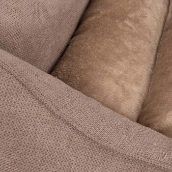 Knuffelwuff Orthopädisches Hundebett Mit Fächer-Wendekissen Baltimore Beige M-L 5 Knuffelwuff Orthopädisches Hundebett Mit Fächer-Wendekissen Baltimore Beige M-L – Bild 3