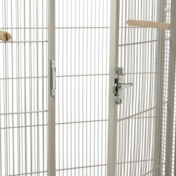 Montana Cages Vogelkäfig Melbourne 80 Hellgrau 7 Montana Cages Vogelkäfig Melbourne 80 Hellgrau – Bild 5