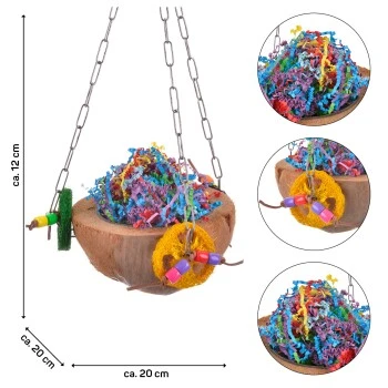 Wagner Papageienspielzeug Coco Pyramide 6 Wagner Papageienspielzeug Coco Pyramide – Bild 4