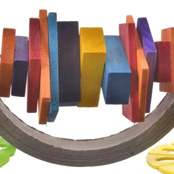 HappyBird Foraging Papageienspielzeug 2 Bangel 6 HappyBird Foraging Papageienspielzeug 2 Bangel – Bild 4