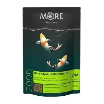 MORE FOR FISH Koi Frühjahr-/Herbstfutter 2 Mm (S/M) 500 G 3 MORE FOR FISH Koi Frühjahr-/Herbstfutter 2 Mm (S/M) 500 G