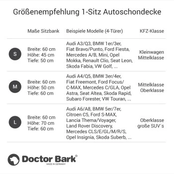 Doctor Bark Autoschondecke Rückbank 1-Sitz Schwarz S 8 Doctor Bark Autoschondecke Rückbank 1-Sitz Schwarz S – Bild 6