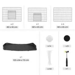 SONGMICS Kleintiergehege, Mit Trennwand 15 SONGMICS Kleintiergehege, Mit Trennwand -Tierbedarfs Rabatt Geschäft 9de8fa474201846b2d40d1365ec44a0bea4b9dcd 1659842 de DE 9e260430ef734f23060854eadee5f003c1128d52P2yBs7