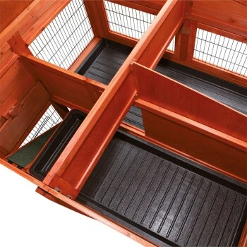 Trixie Natura Kleintierstall XL Mit Freilaufgehege 6 Trixie Natura Kleintierstall XL Mit Freilaufgehege – Bild 4