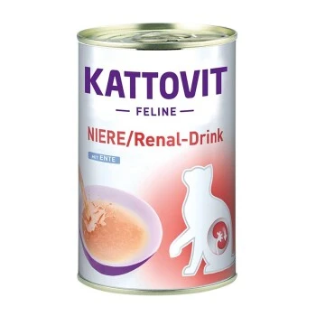KATTOVIT Niere/Renal-Drink Mit Huhn 24x135ml Ente 3 KATTOVIT Niere/Renal-Drink Mit Huhn 24x135ml Ente