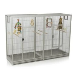 Montana Cages Voliere Melbourne 160 Hellgrau