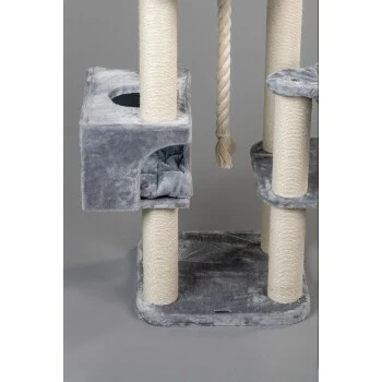 RHR Quality Kratzbaum Catdream De Luxe Hellgrau 4 RHR Quality Kratzbaum Catdream De Luxe Hellgrau – Bild 2