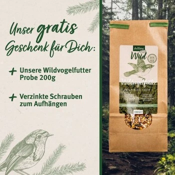 Aniforte Wild Futterspender Für Wildvögel + 200g Futter 6 Aniforte Wild Futterspender Für Wildvögel + 200g Futter – Bild 4