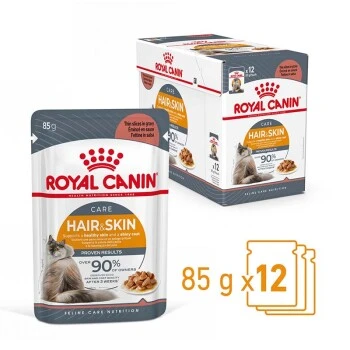 ROYAL CANIN Hair & Skin 12x85g In Soße 4 ROYAL CANIN Hair & Skin 12x85g In Soße – Bild 2