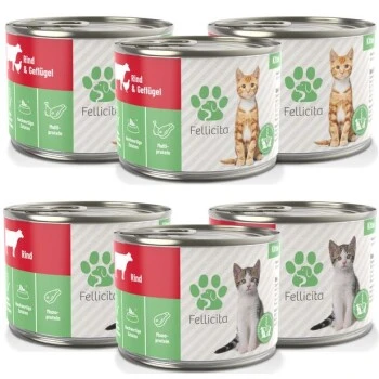 Fellicita Mixpaket Nr. 7 Für Kitten 6x 200g 5 Fellicita Mixpaket Nr. 7 Für Kitten 6x 200g – Bild 3
