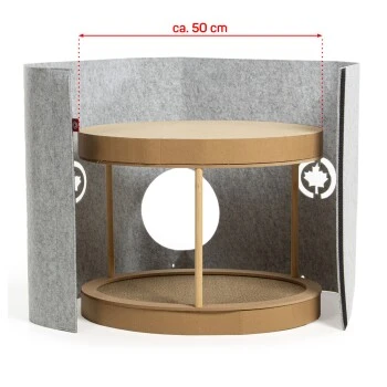 Canadian Cat Company Filzbett Owen-Tower 6 Canadian Cat Company Filzbett Owen-Tower – Bild 4