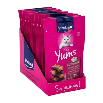 Vitakraft Cat Yums 9x40g Leberwurst 3 Vitakraft Cat Yums 9x40g Leberwurst