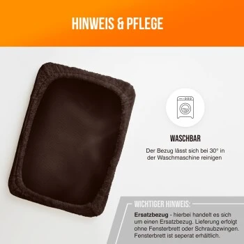 Schlitzohr Ersatzbezug Fensterbankliege 5 Schlitzohr Ersatzbezug Fensterbankliege – Bild 3