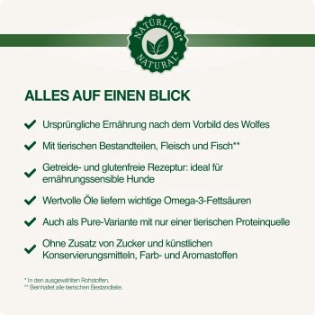 REAL NATURE WILDERNESS Junior Huhn Mit Lachs 6x400 G 5 REAL NATURE WILDERNESS Junior Huhn Mit Lachs 6x400 G – Bild 3