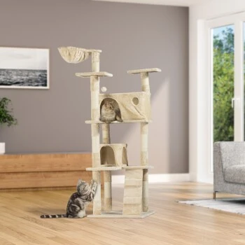 Silvio Design Kratzbaum Marley Beige 10 Silvio Design Kratzbaum Marley Beige – Bild 8