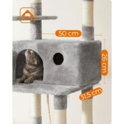 FEANDREA Kratzbaum 164cm Hellgrau Hellgrau -Tierbedarfs Rabatt Geschäft fc7ee31d95ecca93ae8c881a007c3092b8e6108e 1483590 de DE 00f19afad48d504e4a36b8a270ae3f394beba609tz8mpI